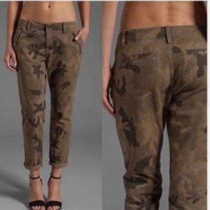 Joe's Jeans Brown Camouflage Cropped Pants